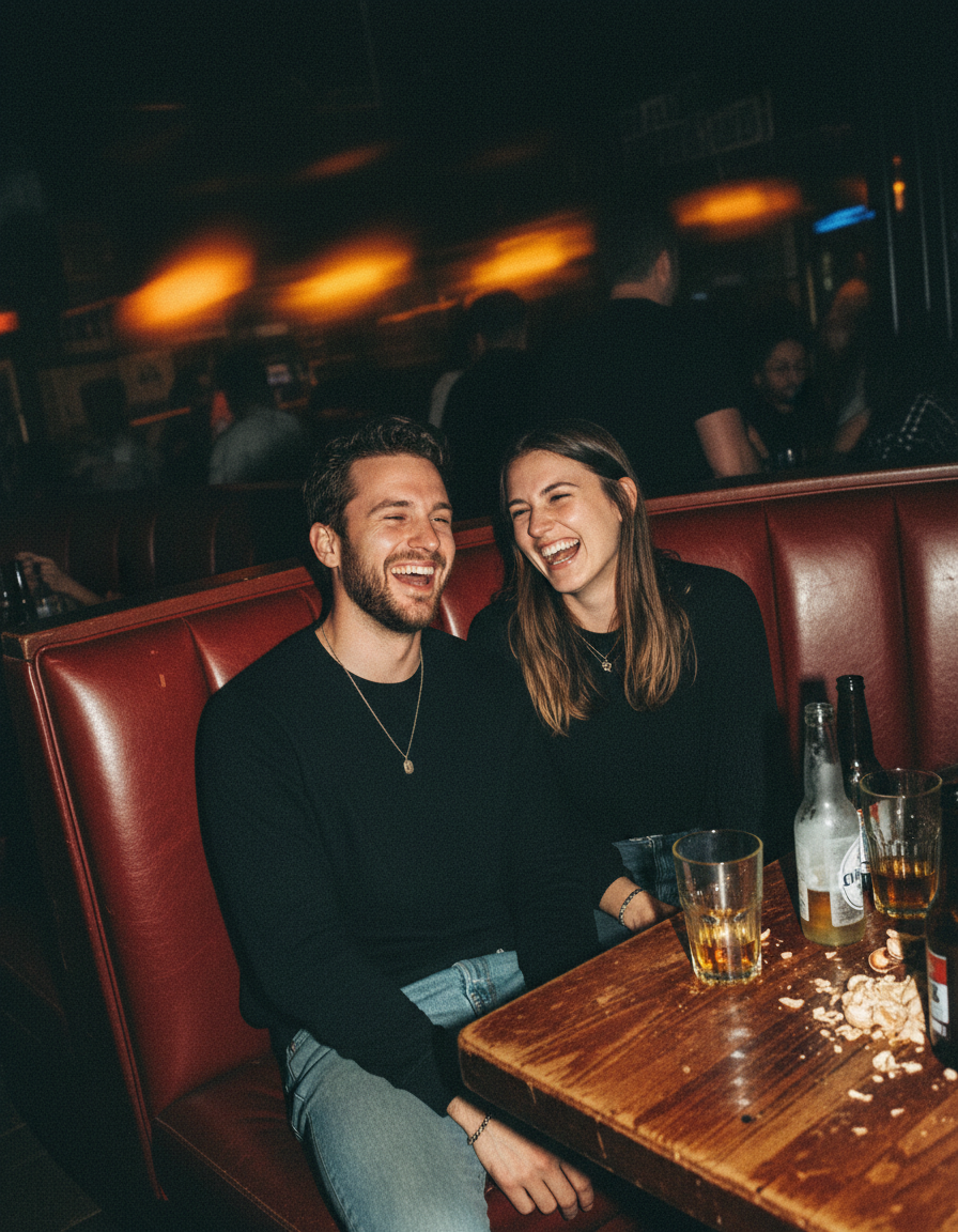 Friends at bar